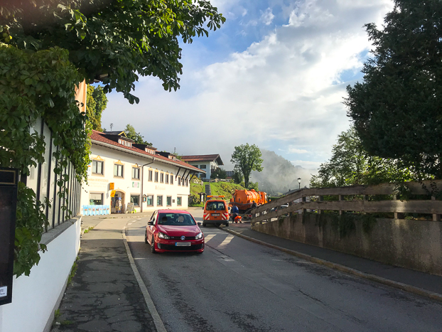 B11 Ortsdurchfahrt in Wallgau