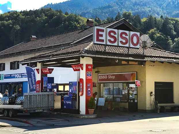 Alte Tankstelle in Kochel
