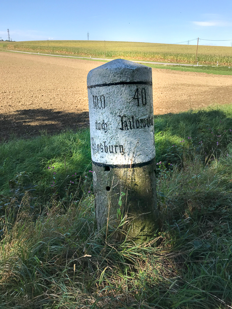 alte B1-Trasse in Schmidhausen vor Moosburg