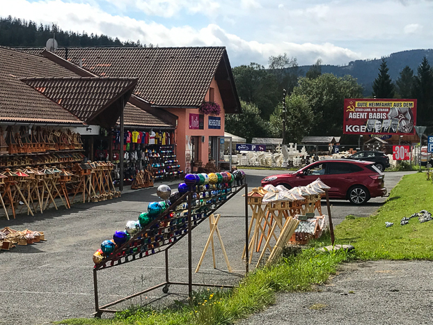 auf der tschechischen Seite der Grenze