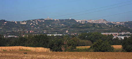 Blick auf Perugia