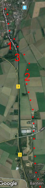 Situation zwischen Elze und Banteln