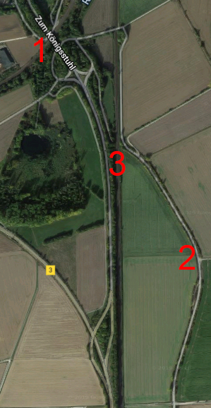 Situation zwischen Elze und Banteln Detail